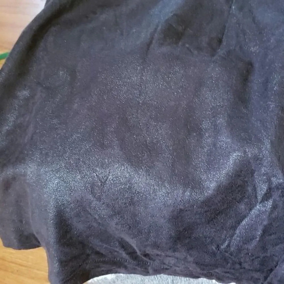 Coco + Jaimeson Mini Skirt Size Small Black Suede - Picture 7 of 9